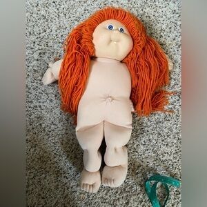 Vintage 1985 Red Hair Blue Eyes Cabbage Patch Doll